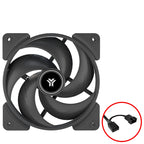 JUMPEAK PB120 120mm Cooling Fan Quiet 4PIN PWM 2000RPM High Performance 12cm Fans For PC Computer Case CPU Cooler Radiator