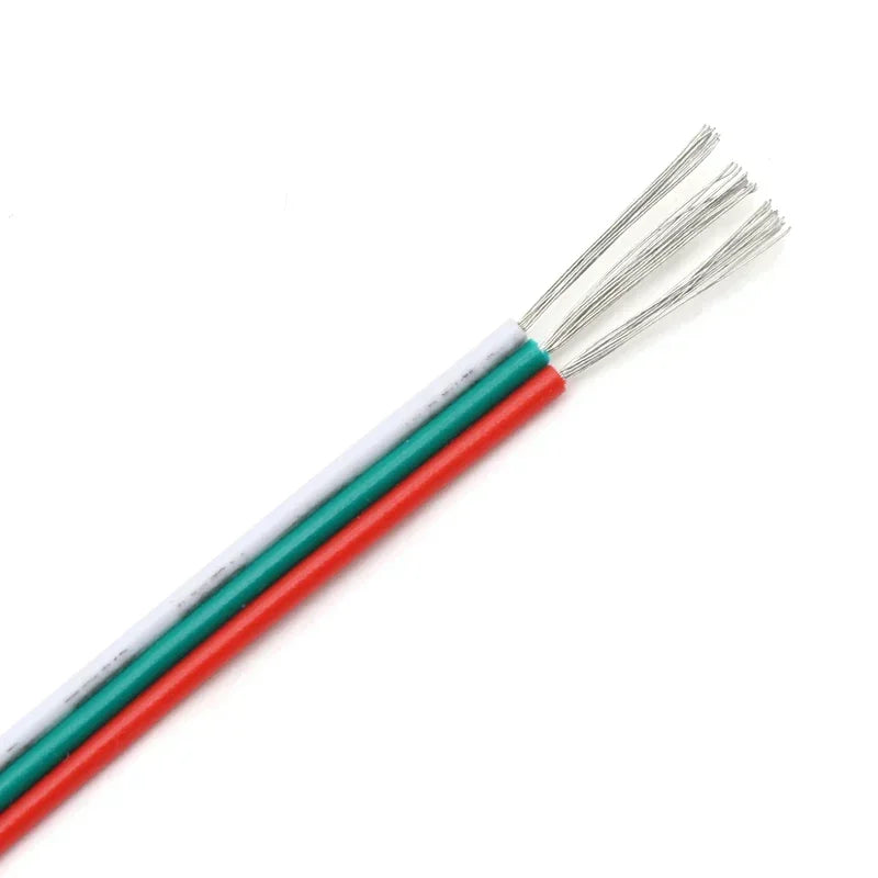1~50m LED Cable Electrical Wire 2/3/4/5/6pin LED Extension Cables For RGB RGBW RGBWW SMD WS2812B LED Strip Light JST Connector
