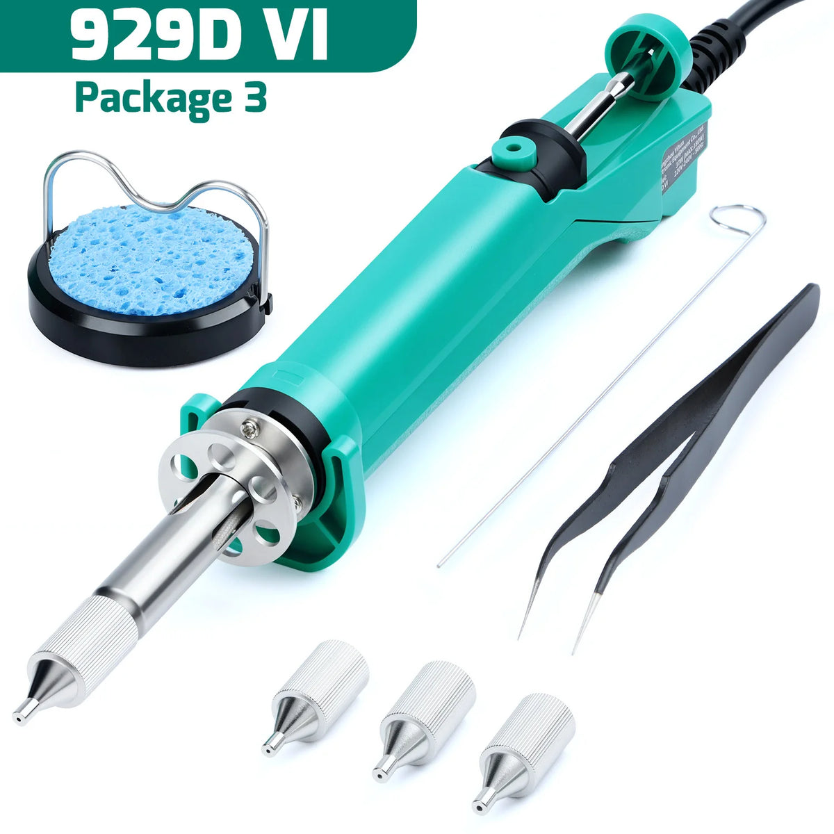 180W Desoldering Suction Tin YIHUA 929D-VI Electric Desoldering Iron Soldering Sucker Pen 929D-V Soldering Iron Welding Tools