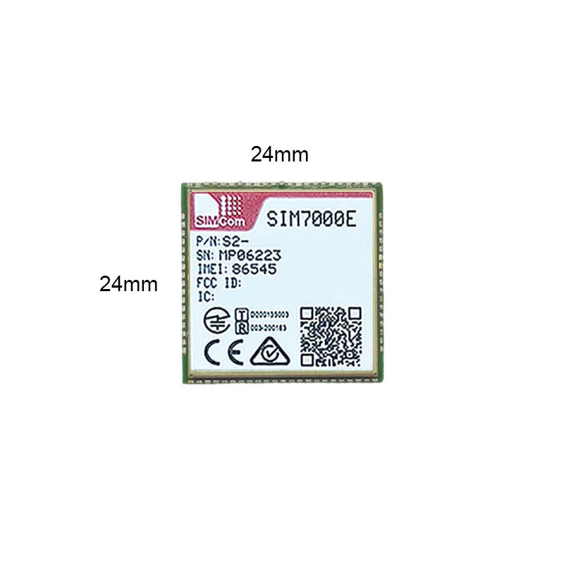 SIMcom SIM7000E SIM7000G Development Board Mini Core Board 24*24mm LPWA Module NBIOT CATM with External GPS (Optional)