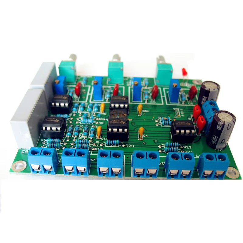 Preamp Electronic 2 Way Crossover Board Audio Speaker Frequency Divider Board 72hz-7230hz Linkwitz-Riley Home Theater