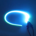 Free Cut Flexible COB LED Filament DC3V Edison Bulb Lamp Parts Diode Lighting 25mm-300mm Pink Red Ice-Blue 2700K +- On One Side