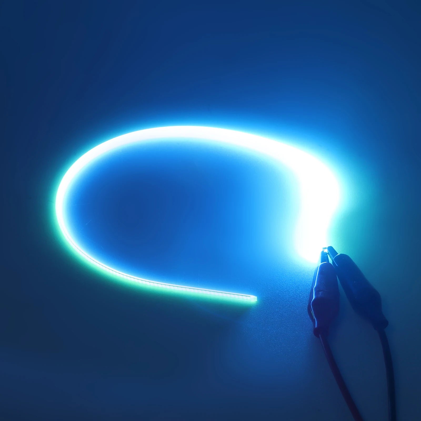 Free Cut Flexible COB LED Filament DC3V Edison Bulb Lamp Parts Diode Lighting 25mm-300mm Pink Red Ice-Blue 2700K +- On One Side
