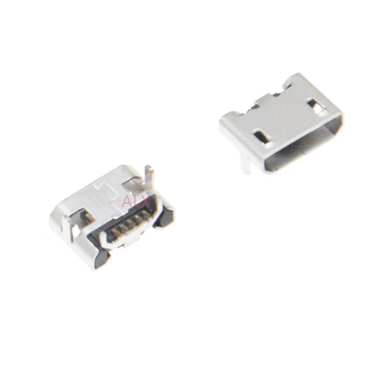 10pcs Micro Usb Female Socket Connector mk/5p 5pin Smd Dip Smt For Mp3 Mp4 Charging