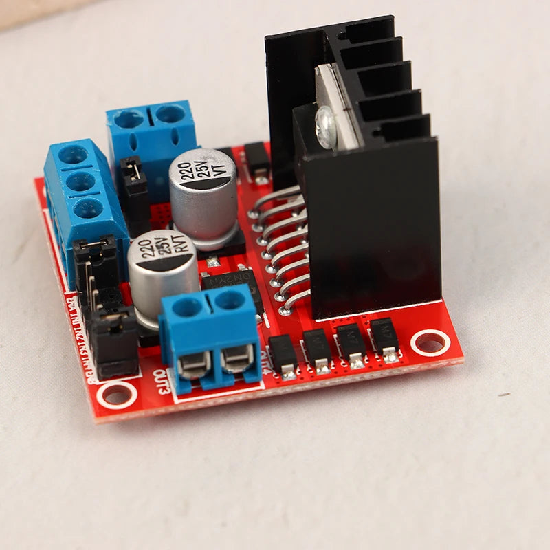 1PC 5V 2A L298N DC Motor Driver Module L298N Stepper Motor Smart Car Robot Breadboard High Power L298 DC Motor Driver