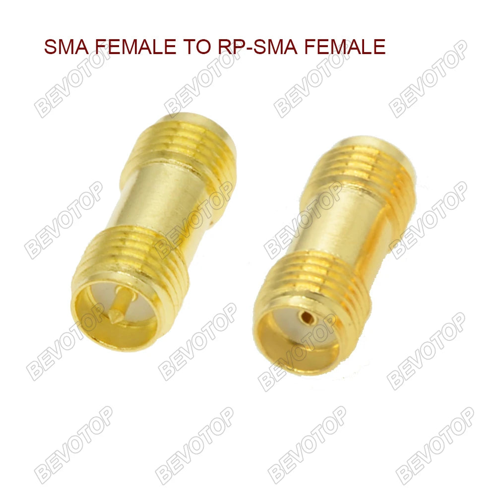 2 PCS/lot SMA / RP-SMA Female to Female jack For Raido Antenna SMA to SMA RF Coaxial Adapter Connector High Quality