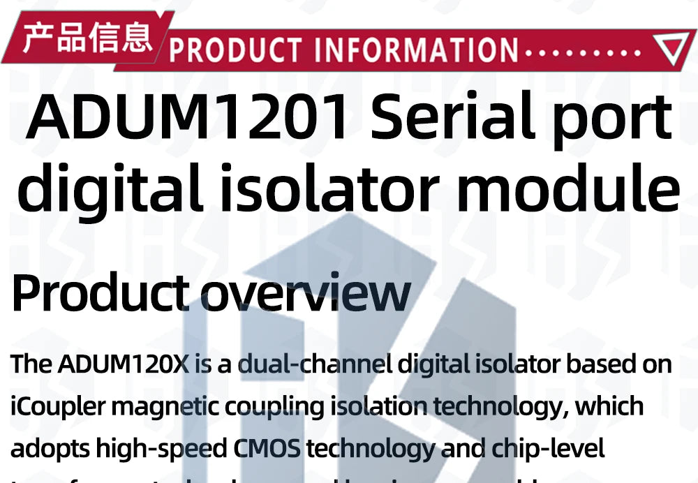1~10PCS Magnetic Isolator Board Module Replace Optocouplers CJMCU-1201 ADUM1201 Isolator ADUM1201ARZ SOIC SPI Interface