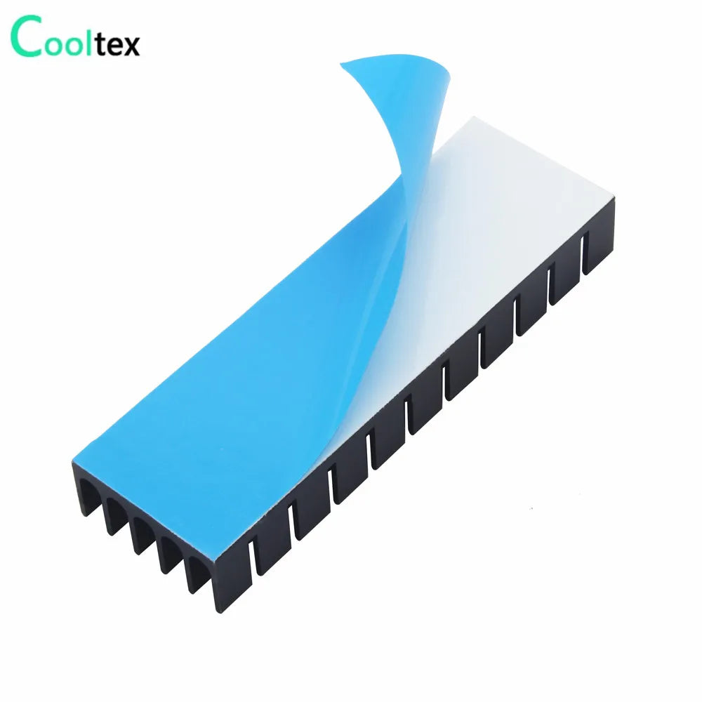 Aluminum Heatsink Radiator Heat sink for Electronic RAM Chip LED SSD Cooling With Thermal Conductive Tape