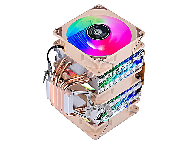 XUANFENG Air-cooled CPU Cooler 90mm Fan Twin Towers 4/6 Heat Pipe 4pin/PWM Compatible LGA2011 115x 1200 1700 X79 X99 AMD AM3 AM4