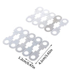 New 10Pcs 30A-150A 32VDC Small Fuse Sheet Automotive Car Flat Zinc Sheet For Car Fuse Round Hole Insert Fuse Auto Parts