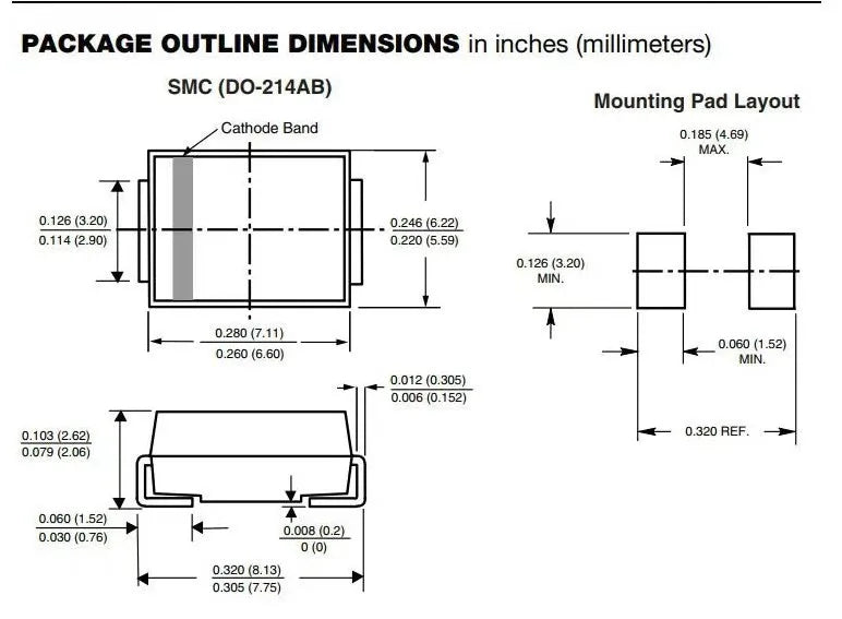 20Pcs SMD TVS Diode SMCJ26A SMCJ26CA SMCJ28A SMCJ28CA SMCJ30A SMCJ30CA SMCJ33A SMCJ33CA SMCJ36A SMCJ36CA 1500W SMC