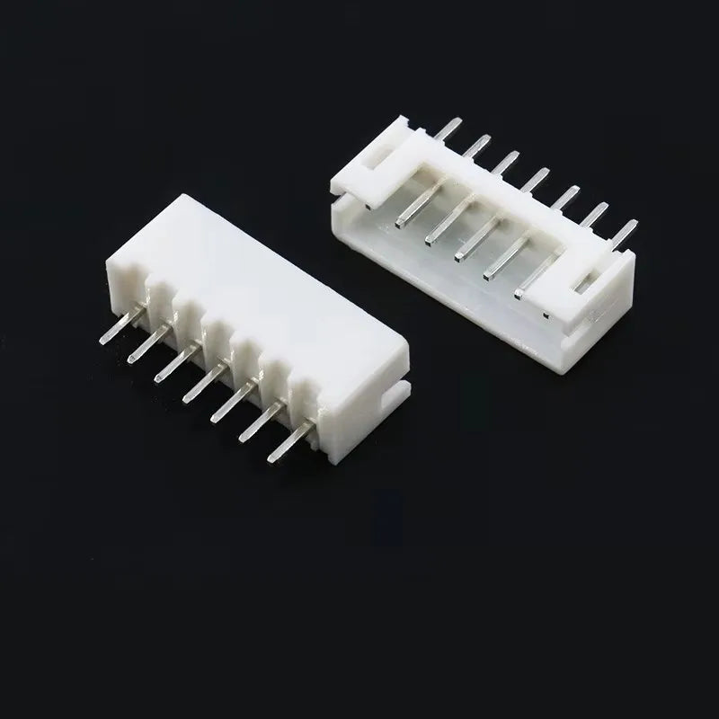 100PCS JST PH 2.0 2P 3P 4P 5P 6P 7P 8P 9P 10P 11P 12 Pin Header PH2.0 2mm Connectors Leads PH-AW PH-Y Curved Pins Male Shell