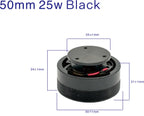 50MM 25W Vibration Speaker 4/8 Ohm  DIY Bass Resonance Aluminum Speaker System for Tabletop Audio High Power Sound Transducer