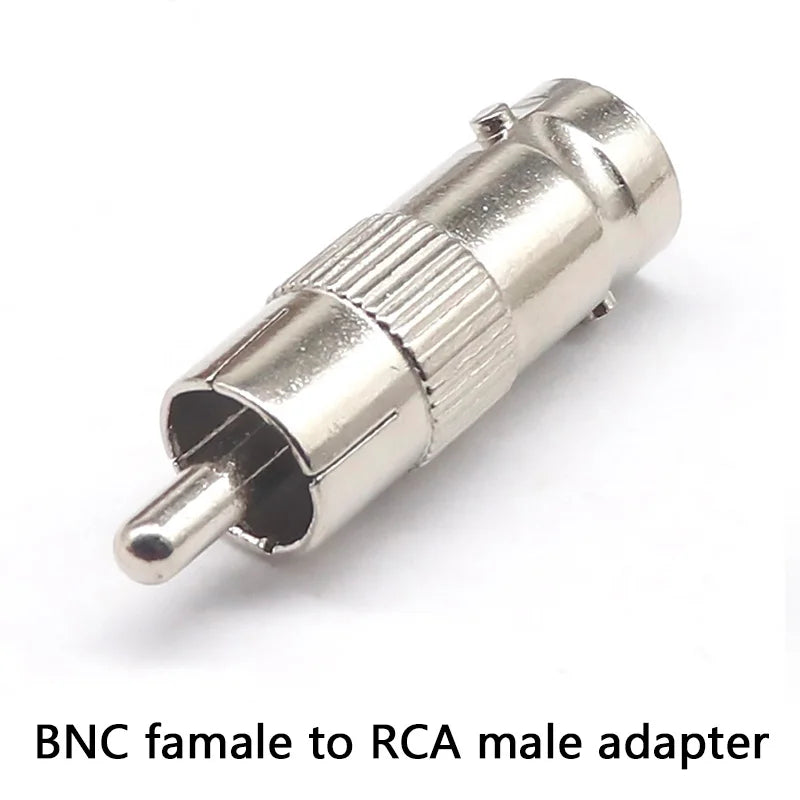 AV Adapter Surveillance Video BNC Female to BNC Male BNC Male to RCA Female Q9 Male to RCA Female Q9 Converter