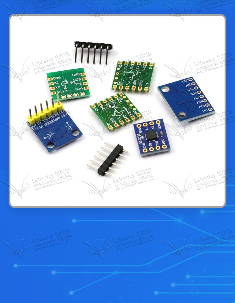 GY-521 MPU6050 Module 3D Angle Sensor 6DOF Three Six Axis Accelerometer Electronic Gyroscope