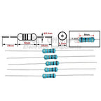 500pcs 1/2W Carbon Film Resistors 5% 0.5W 1kR 1R 2.2K 4.7K 10K 47K 100k 200k 220k 470k 1M Ohm 10R 15 47 100 200 220 470 510 Ohms