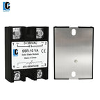 LCTC SSR Solid State Relay Voltage Regulator Adjustable 10A 25A 40A 50A 60A 80A 100A VA Single Phase 0-380VAC Potentiometer