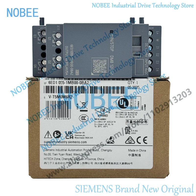 New, SIEMENS PLC LOGO DM8 Expansion Module 6ED1055-1MB00-0BA2 6ED10551CB000BA2 6ED1055-1FB00-0BA2 6ED1055 1HB00 0BA2