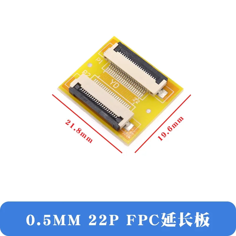 2Pcs FFC/FPC Flexible Cable Extension Board Adapter 0.5MM Pitch 4P/8/10/12/14/16/20/24/30/40/50/60/64Pin