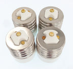 1pc E39/E40 to E26/E27 Light Socket Adapter Mogul to Medium Light Bulb Converter Ceramic CE UL,Install E26/E27 In E39/E40 Socket