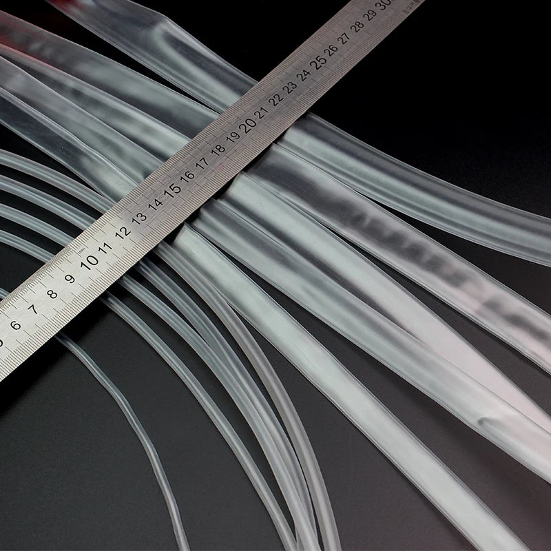 All Sizes 1mm 2mm 2.5mm 3mm 3.5mm 4mm 5mm 6mm 8mm Transparent Clear Heat Shrink Tube Shrinkable Tubing Sleeving Wrap Wire Kits