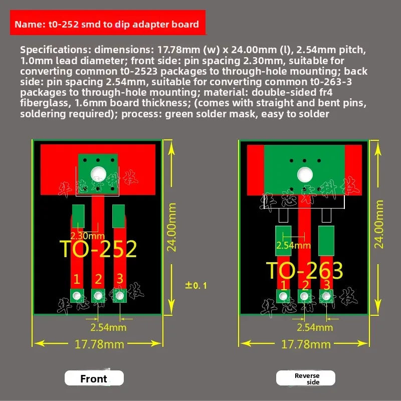 5PCS PCB Board SMD Turn To DIP Adapter Converter Plate SOP 8/16/14/20/24/28P SOT89 SOT23 SOT223 TO DIP SOP/MSOP/TSSOP