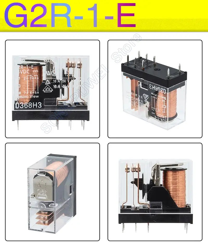 20Pcs/Lot Power Relays G2R-1-E 12VDC 24VDC 8PIN 16A 250VAC 30VDC SPDT G2R-1-E-5VDC G2R-1-E-12VDC G2R-1-E-24VDC 100% Original New