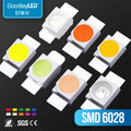 2000pcs SMD 3528/6028 RGB LED Common Anode SMT Chip Tricolor Red Green Blue GoldYellow Pink orange 1210 Shine down Light Emittin
