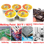 100g Tin Welding Wire Melt Rosin Core Solder Wire 63/37 Flux 2% 0.5/0.6/0.8/1.0/1.2/1.5/2.0mm Soldering Iron Tin For Electrical