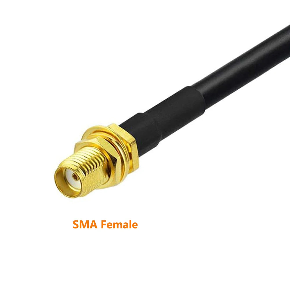 SMA Female to UHF Female SO239 Crimp RG58 Cable RF Jumper Pigtail for Wouxun Baofeng BF-F8HP UV-5R UV-82 BF-888S
