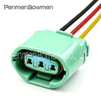 1 Set 3 Pin Car Ignition Coil Alternator Regulator Electrical Cable Connectors Waterproof Female Wire Harness Plug 6189-0544
