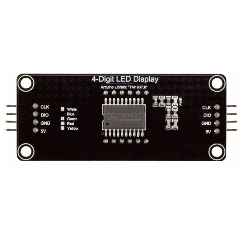 TM1637 LED Display Module For Arduino 7 Segment 4 Bits 0.56 Inch Clock RED Anode Digital Tube Four Serial Driver Board Pack