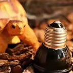 Reptile Ceramic Heat Emitter Mini Black Infrared Lamp 25W/50W/75W/100W For Lizard Snake Bearded Dragon Brooder Chickens Pet