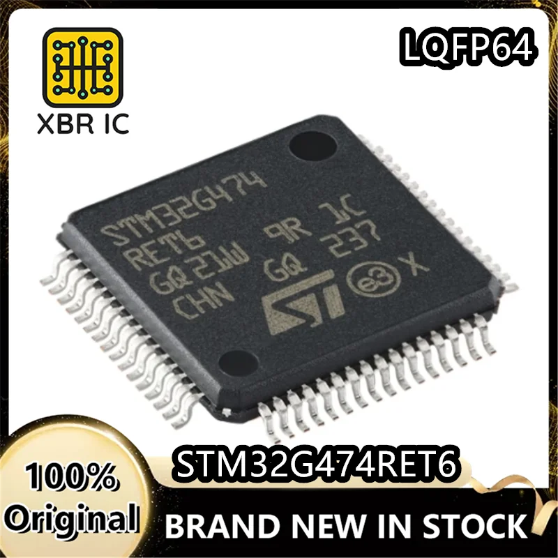 (3/10 Piece) STM32G474RET6 STM32G474 LQFP-64 ARM Cortex-M4 32-bit Microcontroller-MCU New Original Authentic Spot Fast Delivery