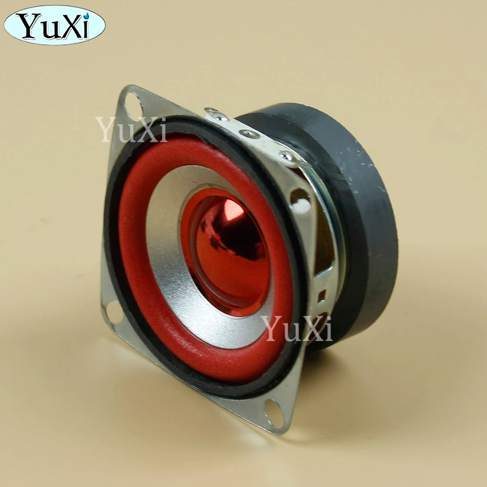 1Pc 5W 4Ohm Full-frequency Speaker Square Bluetooth Audio Radio External Magnetic Loudspeaker 3W 4Ohm 53MM