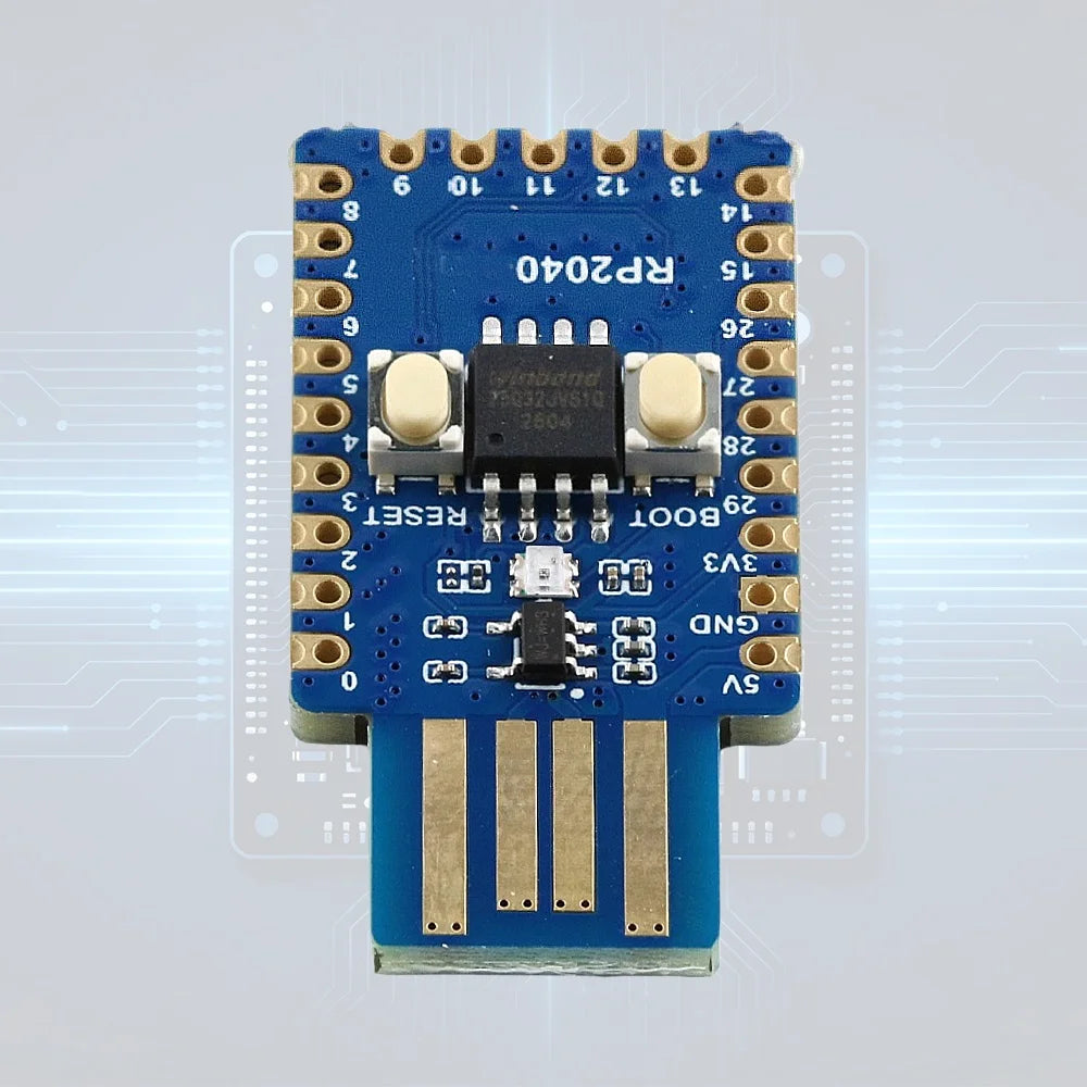 RP2040 Microcontroller Development Board for Raspberry Pi RP2040-One Dual-Core Processor Python/C Mainboard USB Type-A Interface