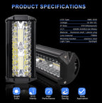 Car Work Light LED Offroad 4x4 Spotlights Fog Lamp Diode Headlight SUV ATV Tractor Boat Trucks Excavator Light Bar 12V 24V