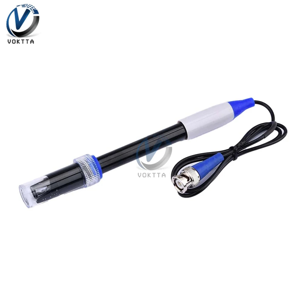 PH4502C Liquid PH Value Detection Detect Sensor Module Monitoring Control Test Module + BNC PH Electrode Probe + DS18B20 Cable