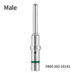 1.5mm Series Pin Contact 0462-201-16141 0460-202-16141 Solid Crimp Terminals – Stainless Steel AWG Male/Female
