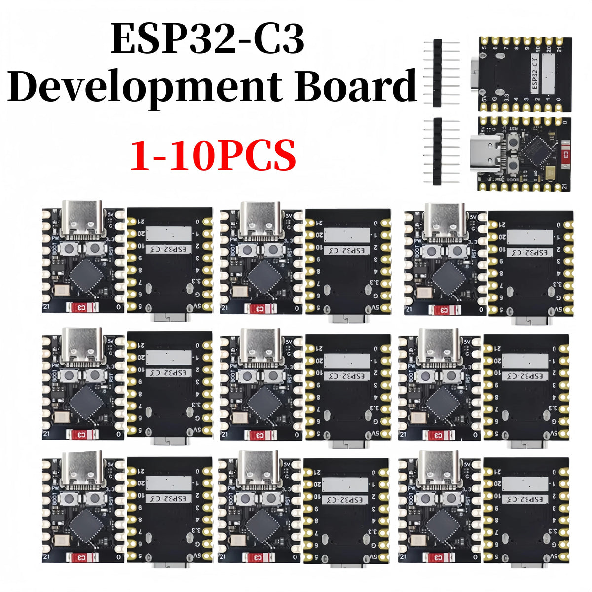 1-10PCS ESP32-C3 Development Board ESP32 SuperMini Development Board ESP32 Development Board WiFi Bluetooth For Arduino XCW