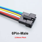 2/3/4/5/6 Pin SM JST Plug Socket Terminal Wire Male Female Connector Cable For Led Strip Light Lamp Driver Adapter With 20cm
