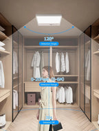 4000mAh Motion Sensor LED Ceiling Light USB Rechargeable LED Light with Remote Control, Smart Sensor Light 3-Color Lamp