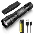 UniqueFire Small IR850nm 940nm Infrared Tactical Hunting LED Flashlight 3 Modes Zoomable Torch for Coyote Hog Predator Varmint