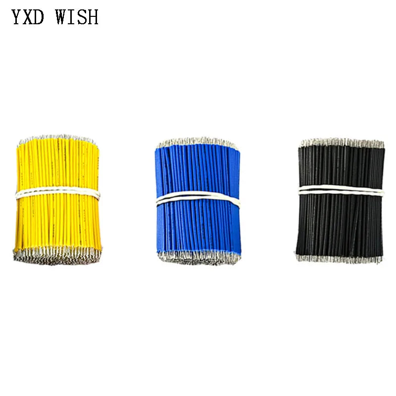 1000Pcs/lot 24AWG 8cm 10cm 15cm 20cm Tin-Plated Breadboard PCB Solder Cable Fly Jumper Wire Tin Conductor Wires 1007-24AWG  Wire