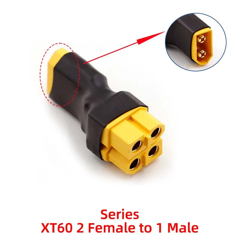 1PCS Amass Lithium Battery Adapter XT30, XT60, XT90 Series Adapter Parallel Plug
