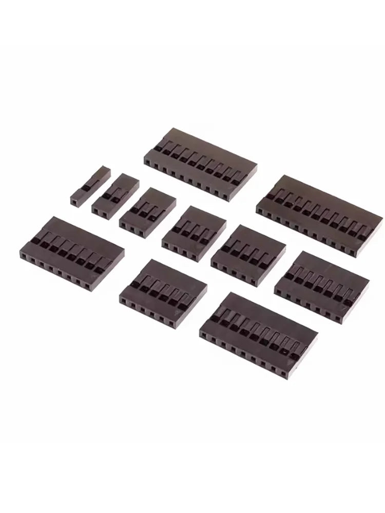 Dupont Connector Shell 2 3 4 5 6 7 8 9 10 11 12 13 16P Pin Single Row 2.54mm Terminal Male Female Connector Through Hole Housing