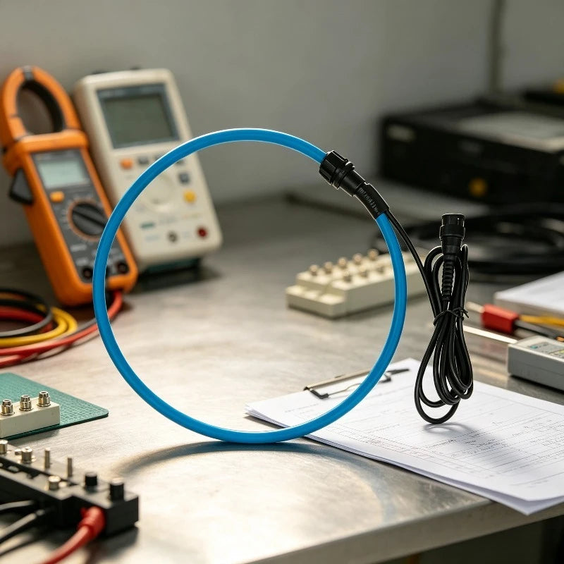 High Precision Flexible Rogowski Coil Current Transformer FR100R AC Current Sensor Industrial