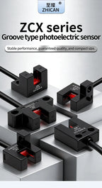 ZHICAN ZCX-950-P 951 952 953 954W-N U Shaped Photoelectric Sensor Fork Slot Detection Switch Limit Switch