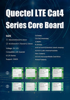 Quectel EC25EFA 4G CAT 4 GNSS Module Double-row Needle Core Board Development Board EC25JFA EC25AUFA Breakout Kit with Antenna