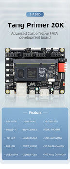 Sipeed Tang Primer 20K GOWIN GW2A FPGA GoAI Core Board Minimum System